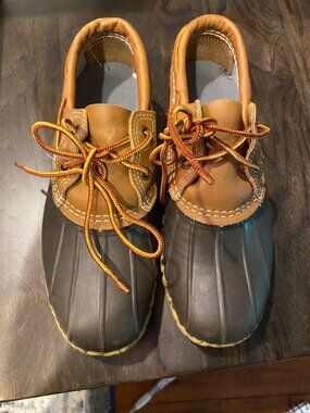 LL Bean | Low Duck Boots size 8 Womens EUC